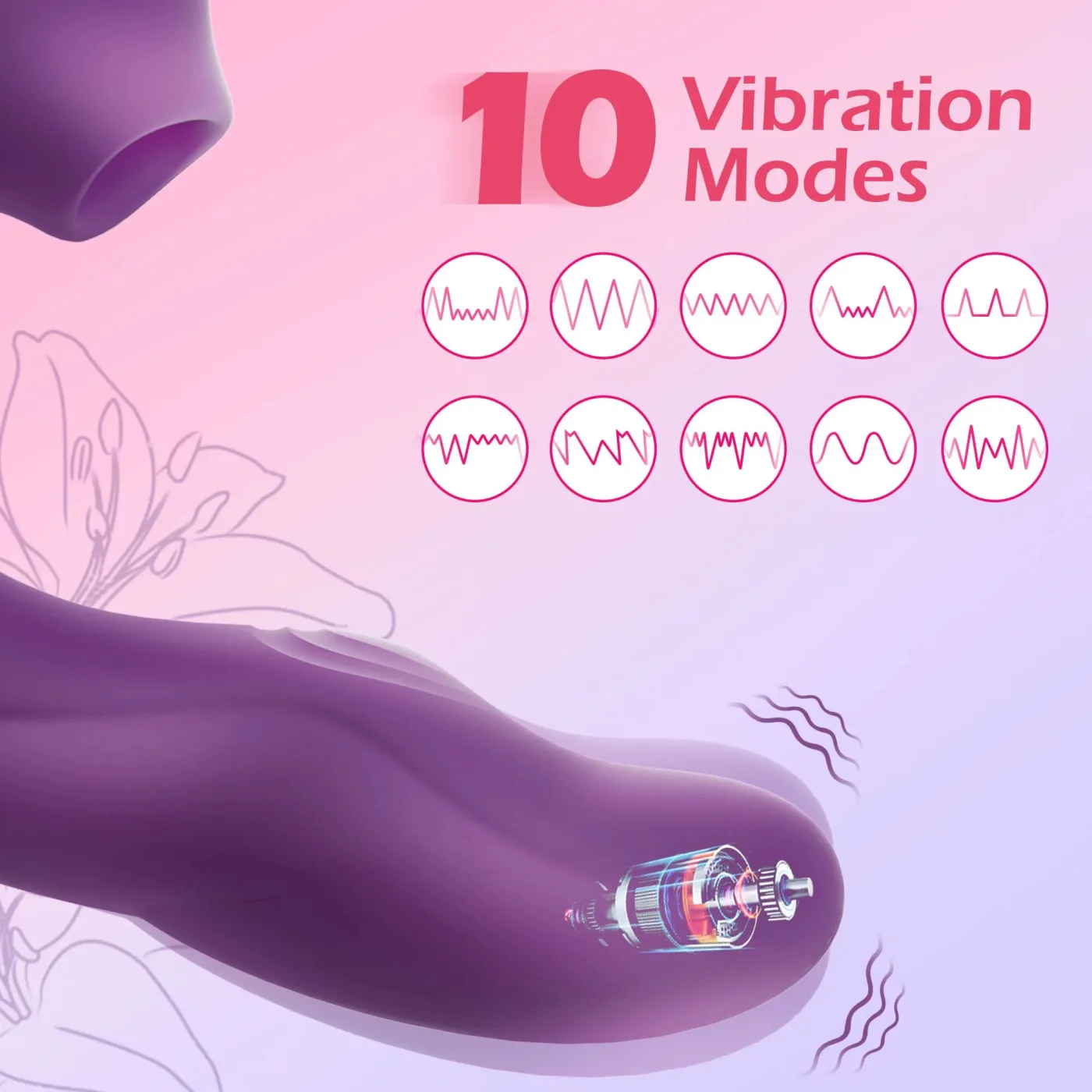 Máy massage điểm G 3in1 rung bú mút đa chức năng kích thích mạnh — ảnh 3