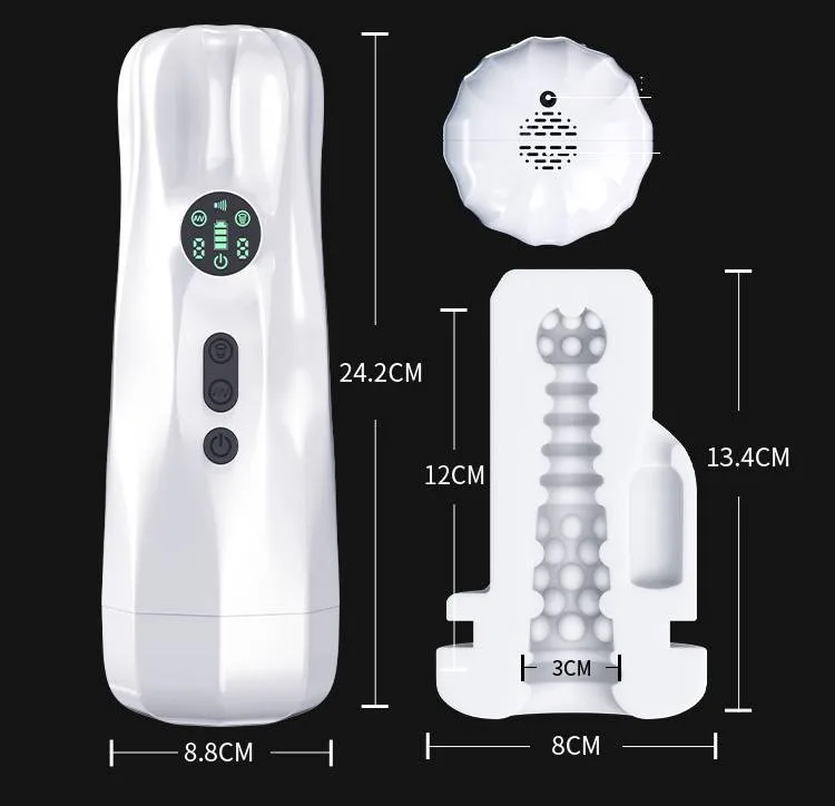 Cốc thủ dâm Mizzzee GT50 nhỏ gọn rung hút cho nam tự sướng bú cu Cốc thủ dâm Mizzzee GT50 rung hút mini cho nam tự sướng cực — Thiết kế nhỏ gọn, sang trọng như loa mini