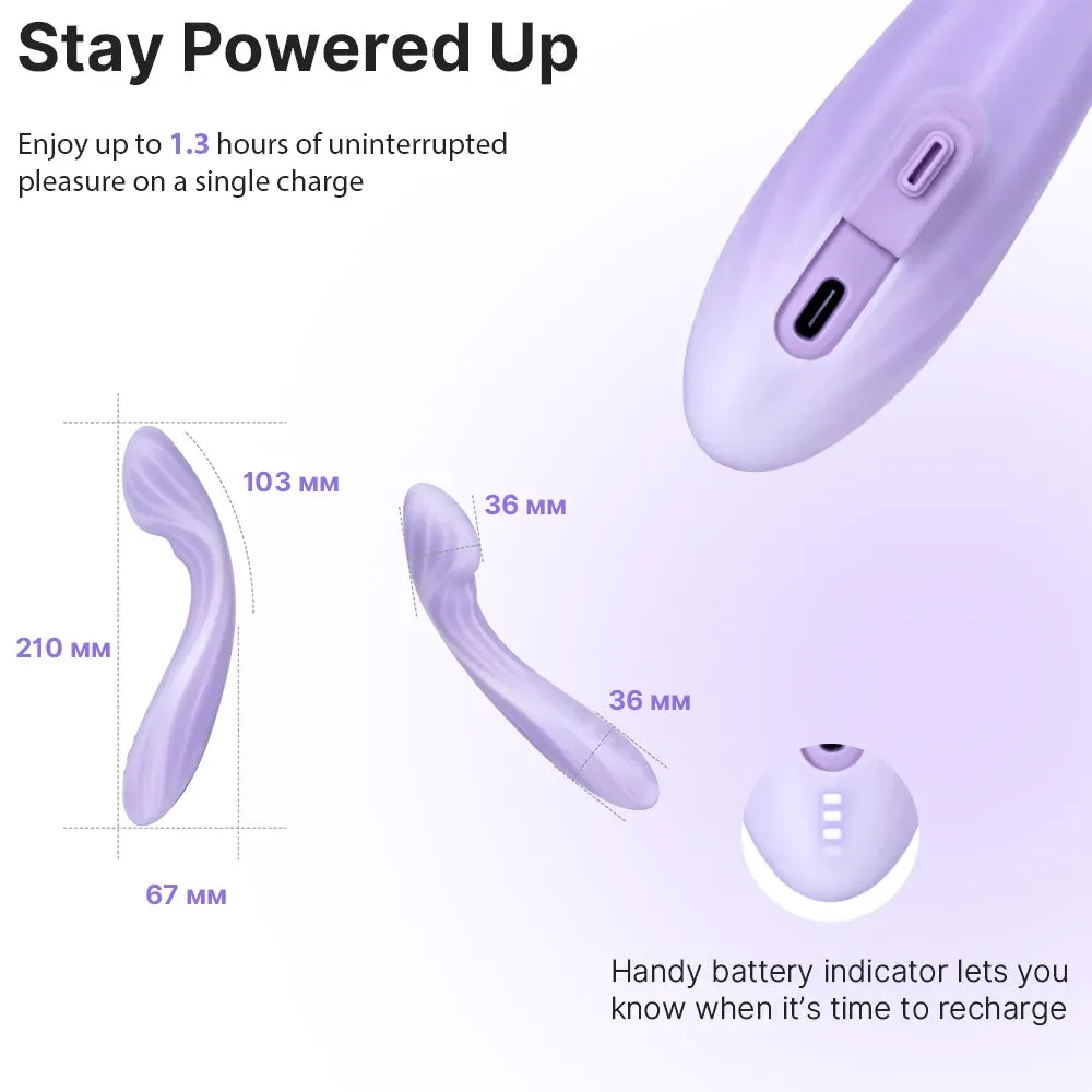 Máy massge điểm G hai động cơ Svakom Margot điều khiển qua app Máy massge điểm G hai động cơ Svakom Margot điều khiển qua — Chất liệu cao cấp – An toàn tuyệt đối cho vùng nhạy cảm
