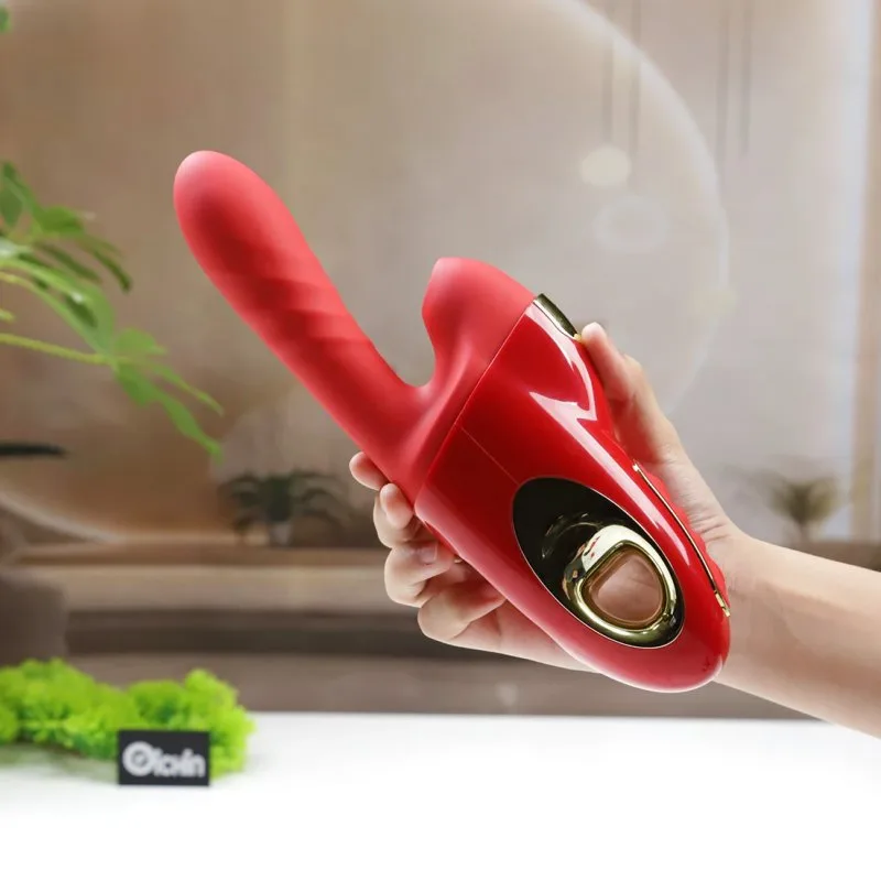 Leten Thick Pro Sex Machine rung thụt hút sưởi ấm kết hợp remote — ảnh 3