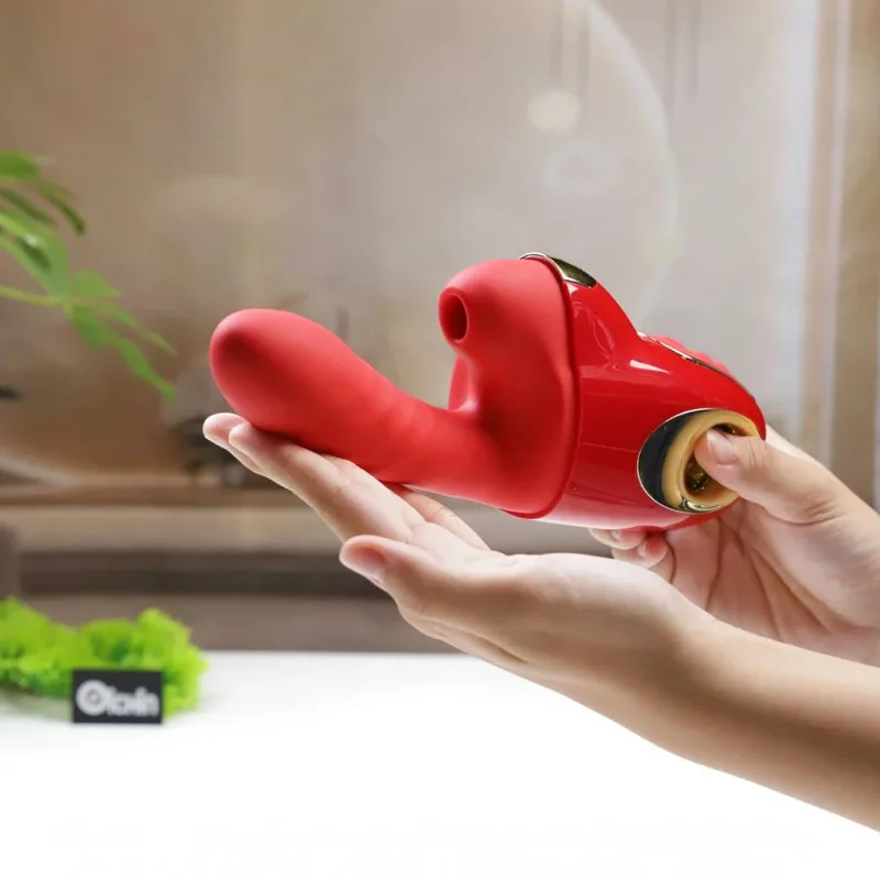 Leten Thick Pro Sex Machine rung thụt hút sưởi ấm kết hợp remote — ảnh 5