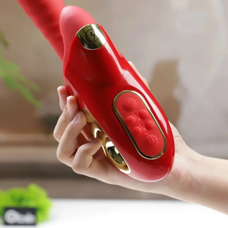 Leten Thick Pro Sex Machine rung thụt hút sưởi ấm kết hợp remote — ảnh 6