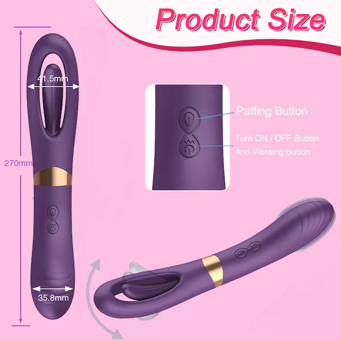 Que rung Lisa Flicker Fingerslap 2 đầu liếm rung búng tay — Sự đột phá từ chất liệu & thiết kế