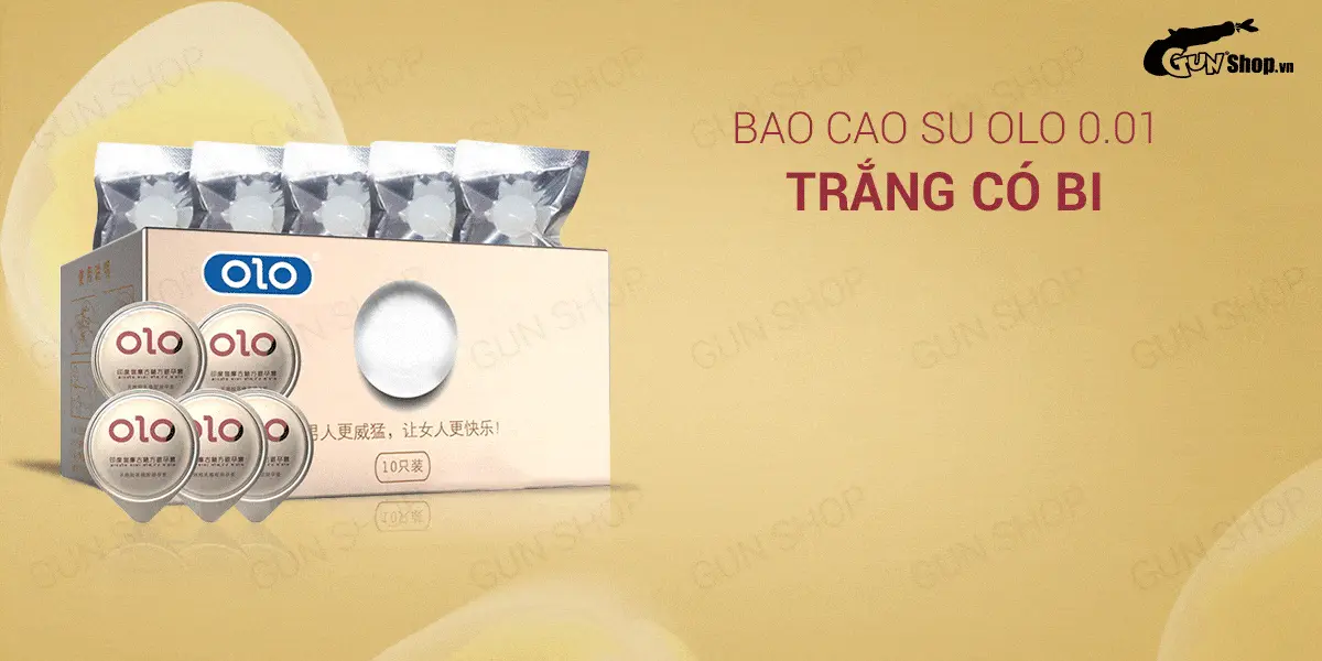 Bao cao su OLO 0.01 siêu mỏng có bi tăng kích thước 5 cái — ảnh 2