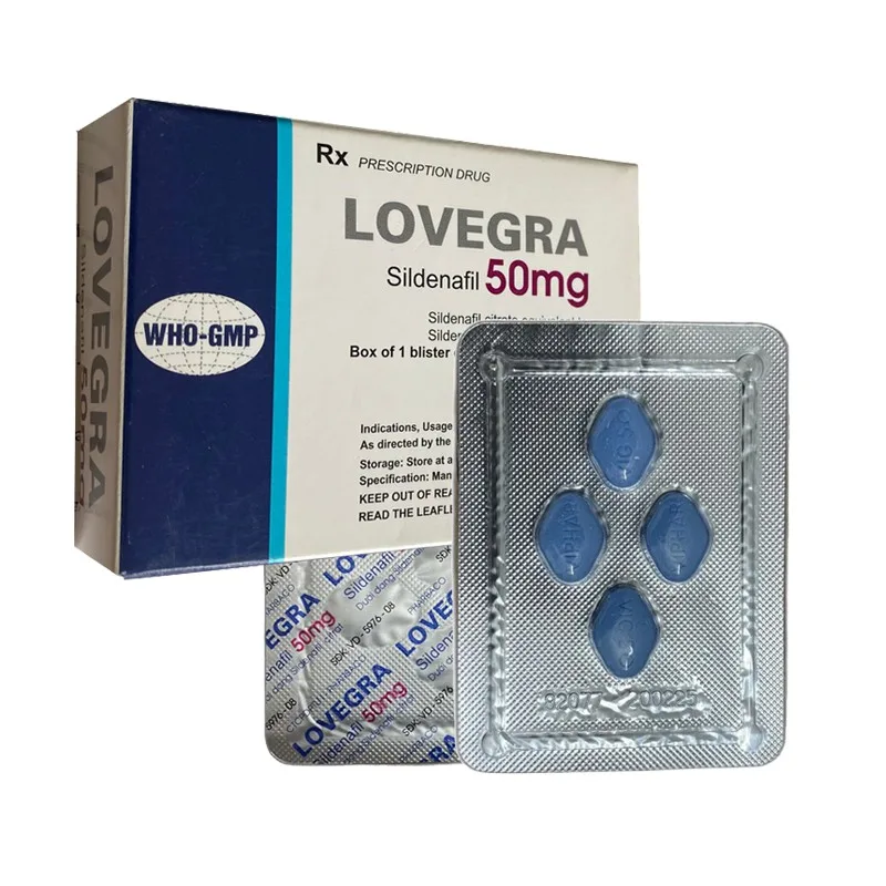 Lovegra 50mg tăng cường cương cứng, kéo dài thời gian xuất tinh