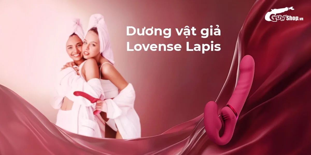Dương vật giả Lovense Lapis 2 đầu điều khiển app cho les — Cách sử dụng đơn giản và hiệu quả