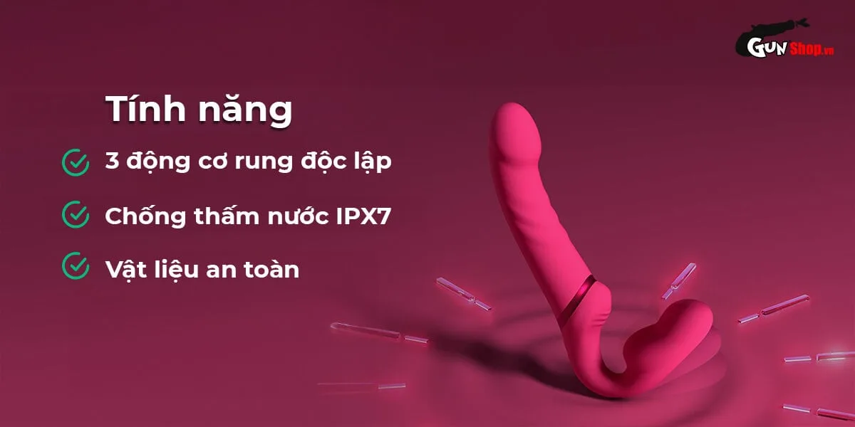 Dương vật giả Lovense Lapis 2 đầu điều khiển app cho les — hình 5