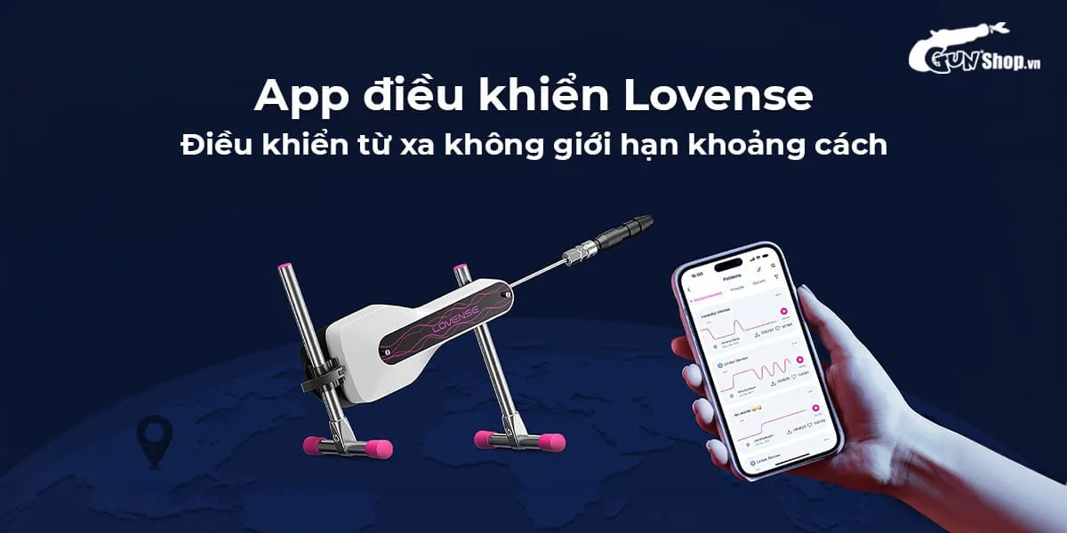 Lovense Sex Machine Mini máy rung tự động điều khiển app — hình 2