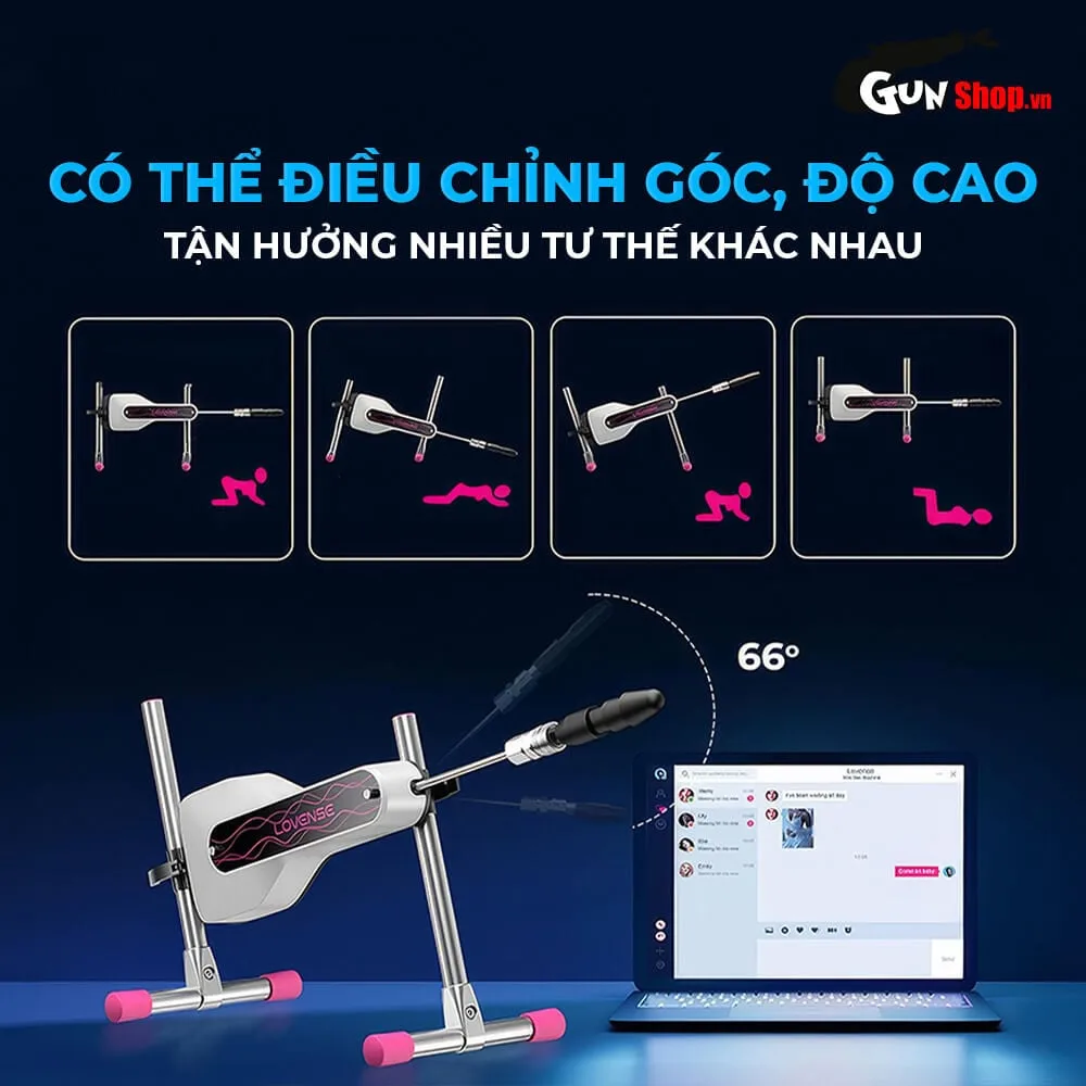 Lovense Sex Machine Mini máy rung tự động điều khiển app giá tốt — ảnh 12