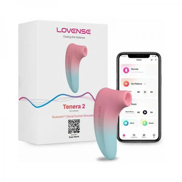 Lovense Tenera 2 máy bú hút âm vật kết nối App, siêu kích thích