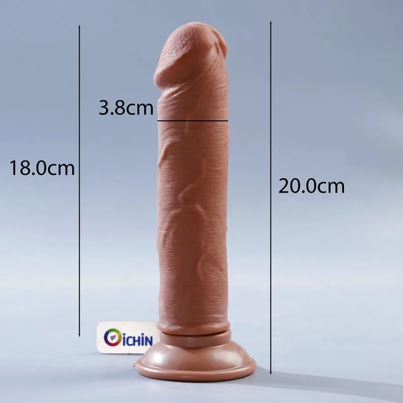 Lovetoy 8'' Sliding Skin Dual Layer không bìu kích thích chị em — ảnh 5