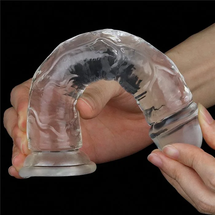 Lovetoy Flawless Clear 7 inch không bìu silicone mềm mịn — ảnh 5