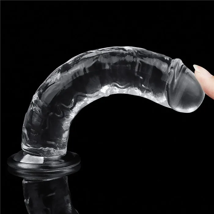 Lovetoy Flawless Clear 7 inch không bìu silicone mềm mịn — ảnh 8