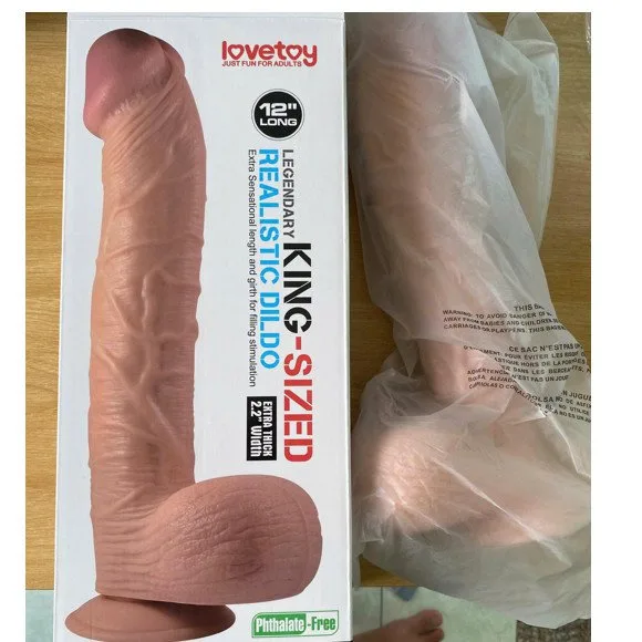 Lovetoy Legendary King Sized Realistic size khủng 12 inch dương vật giả dính tường — ảnh 6
