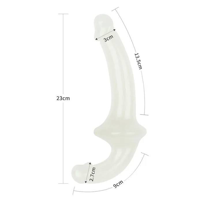 Dương vật giả 2 đầu Lovetoy Lumino Play 10.5 inch phát quang trong bóng tối Lovetoy Lumino 2 đầu phát sáng 10.5 inch, cảm giác thật — Chị em muốn chơi một mình cũng rất dễ dàng và cảm nhận kết