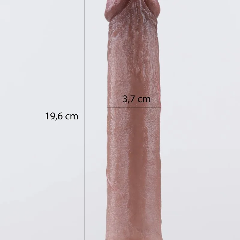 Lovetoy Softee Real 9 inch gân guốc mạnh mẽ 10 chế độ rung — ảnh 4