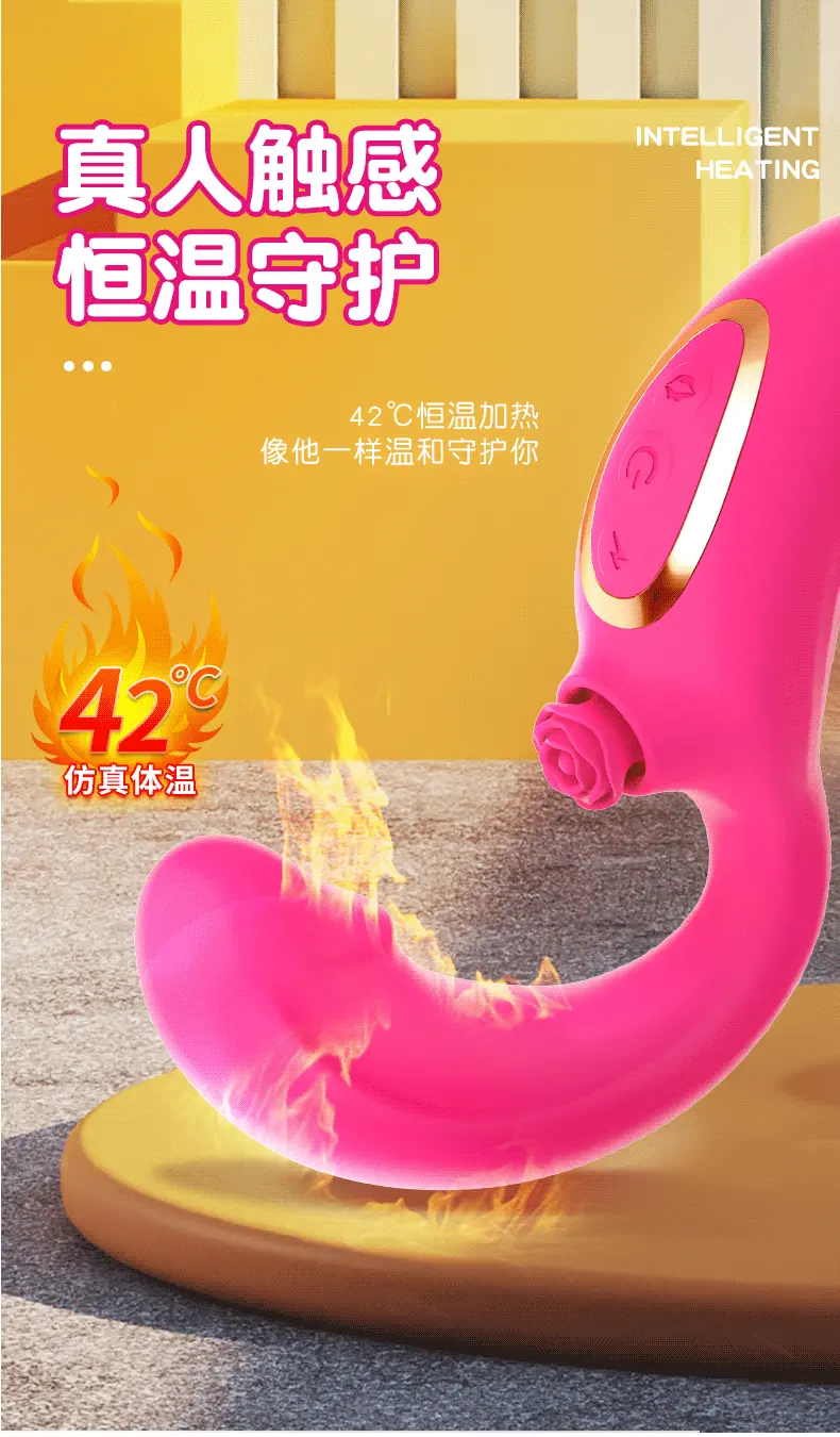 Máy massage Loving World Rose cao cấp kích thích nhánh hoa hồng — ảnh 4