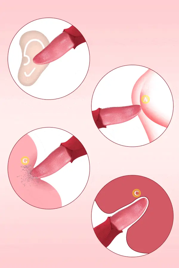 Lưỡi liếm hoa hồng trứng rung thụt đẩy kích thích điểm G tính dục — ảnh 2