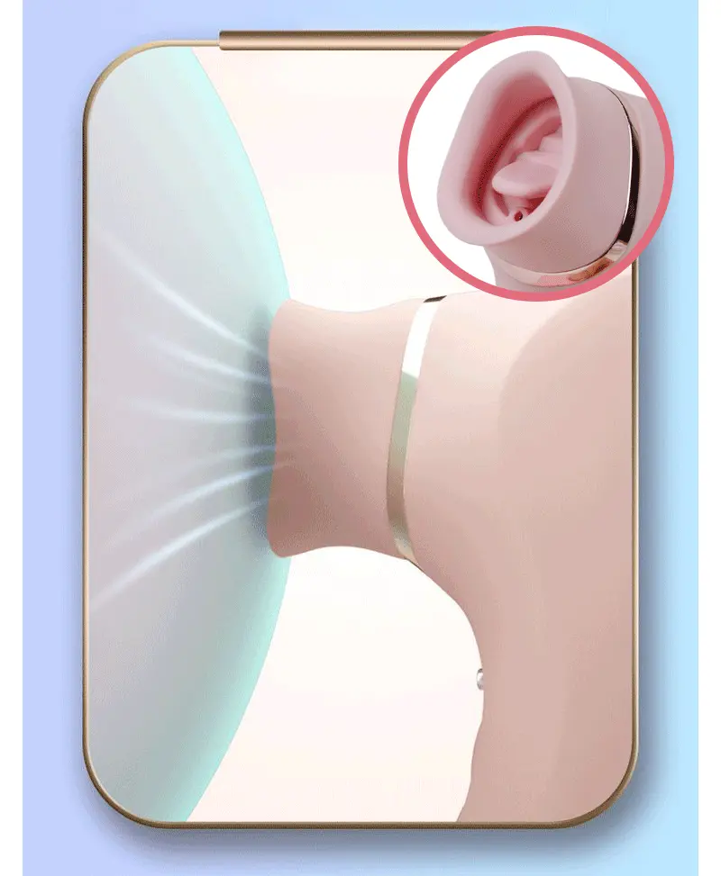 Máy Liếm Hút Âm Đạo Ngực Kèm Đầu Rung Kissy Nhật Bản — ảnh 3