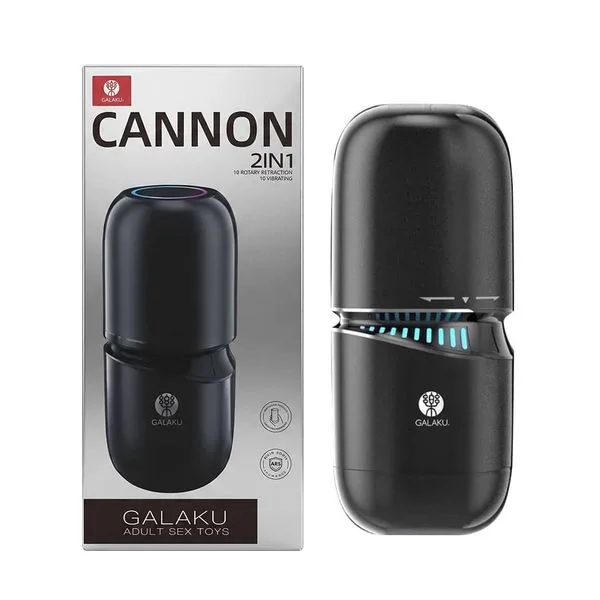 Âm đạo giả Galaku Cannon rung hút chân không xoay vô cực kết nối app điện thoại
