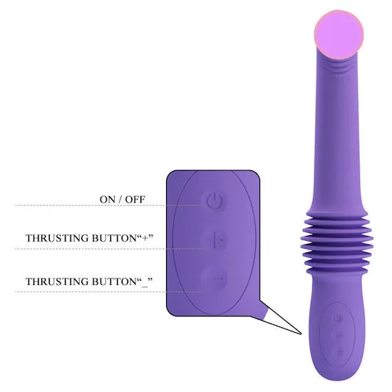 Dương vật giả PrettyLove Pazuzu Rung Thụt Mạnh Mẽ Kích Thích — ảnh 8