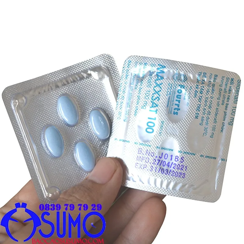 Maxxsat 100 Sildenafil Cường dương kéo dài thời gian Nam — ảnh 3