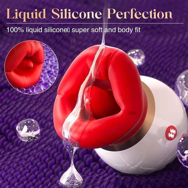 Máy rung hút kèm lưỡi bú liếm 3 in 1 massage kích thích điểm G — ảnh 6