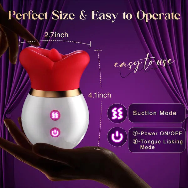 Máy rung hút kèm lưỡi bú liếm 3 in 1 massage kích thích điểm G — ảnh 5