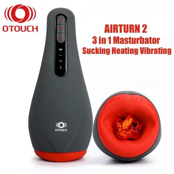 Máy bú mút đa năng AirTurn 2 OTouch rung hút co bóp sưởi ấm