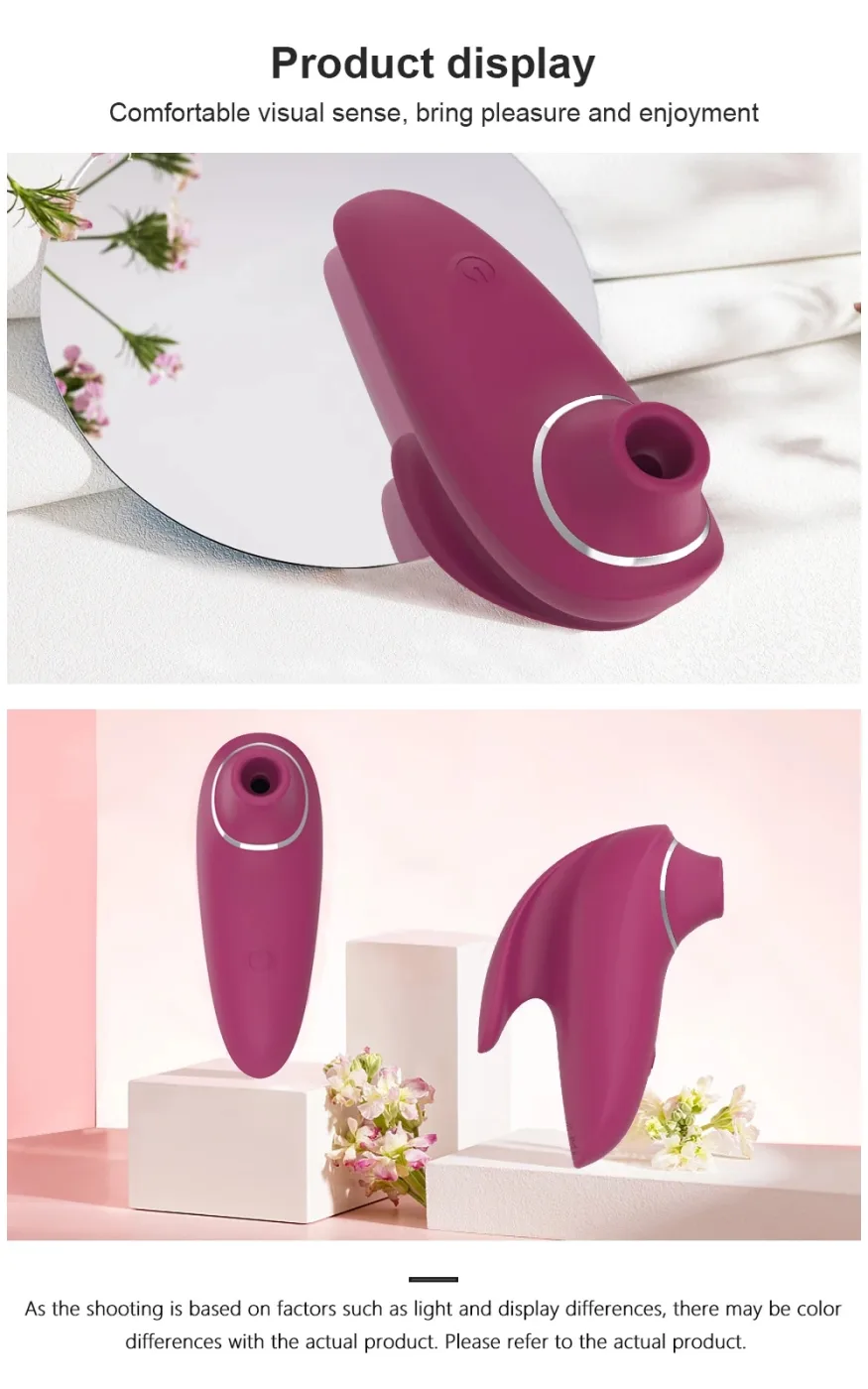 Máy bú mút Sucking Whale đa năng, tăng khoái cảm, siêu mềm mại — ảnh 6