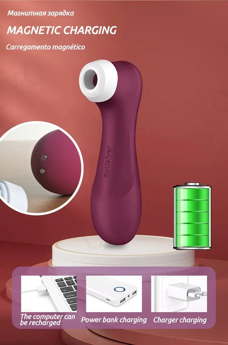 Máy bú mút Satisfyer Pro2 Gen 3 điều khiển app, sang trọng — hình 10
