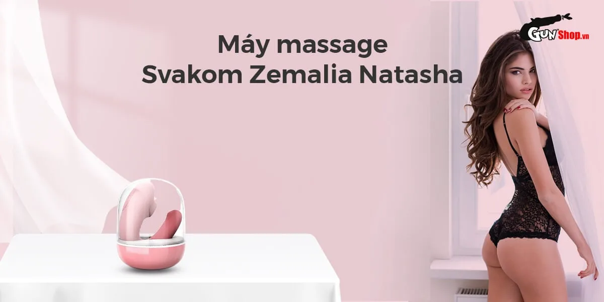 Máy bú mút Svakom Zemalia Natasha rung hút điểm G tăng khoái cảm — ảnh 2