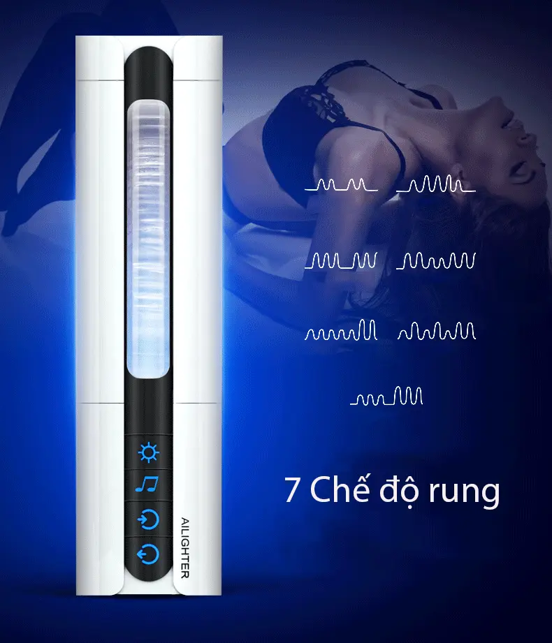 Máy bú mút dương vật tự động mini có sưởi ấm Air Jet tiện lợi — ảnh 7