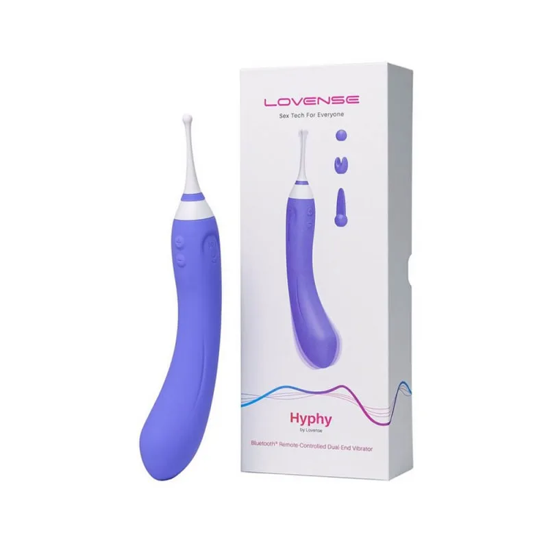Máy massage Lovense Hyphy 2 đầu điều khiển app kích thích G