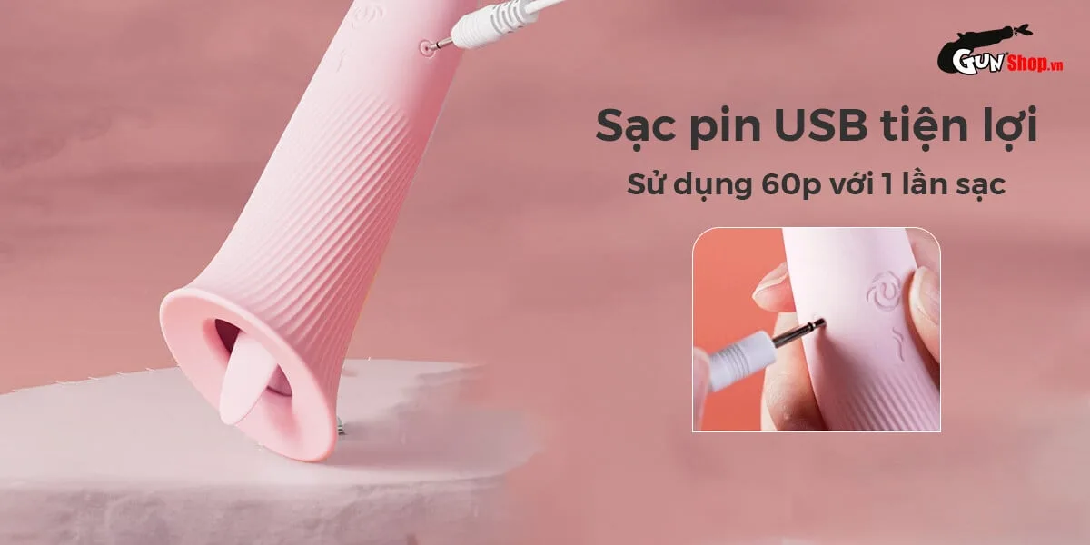Máy massage Svakom Beverly 2 đầu liếm kích thích điểm G cao — Máy massage 2 đầu Svakom Beverly kèm lưỡi liếm kích thích (6)