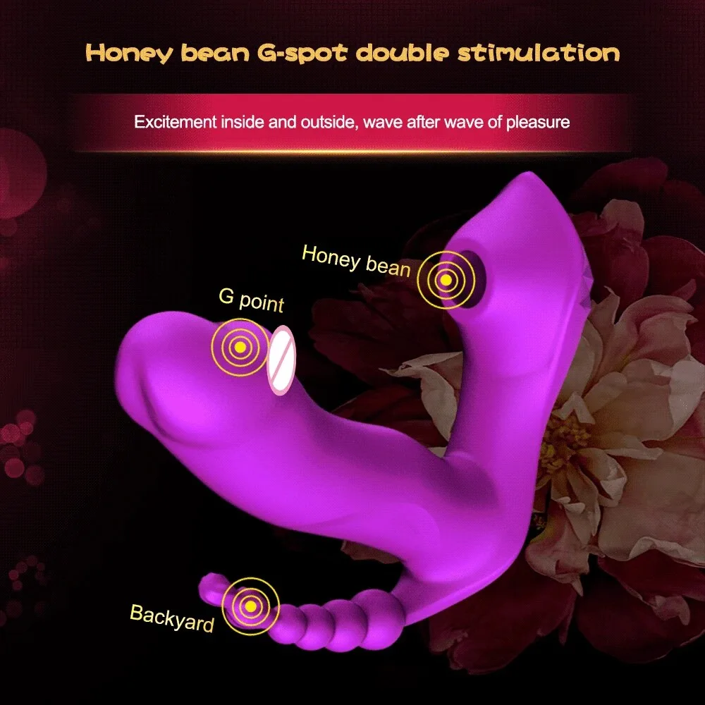 Máy massage 3 in 1 rung kích thích điểm G bú hút âm đạo toả — hình 6