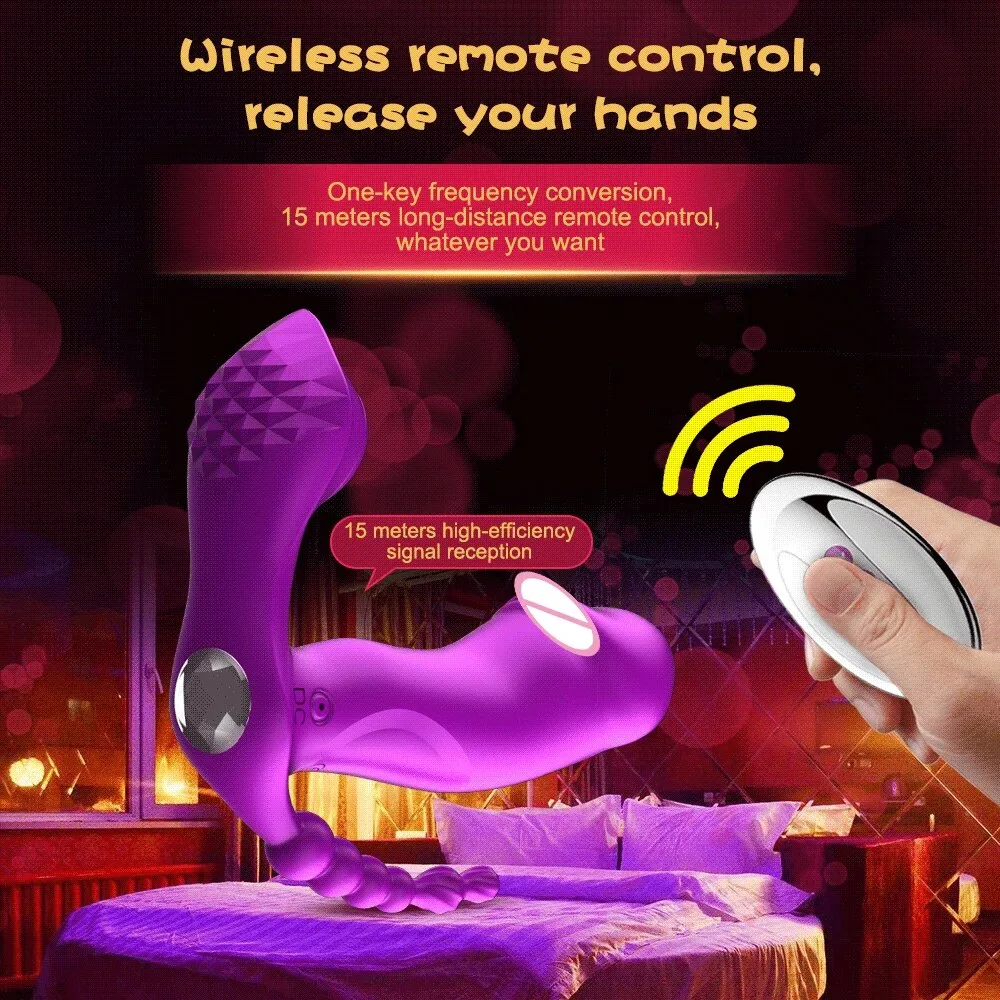 Máy massage 3 in 1 rung kích thích điểm G bú hút âm đạo toả — hình 3
