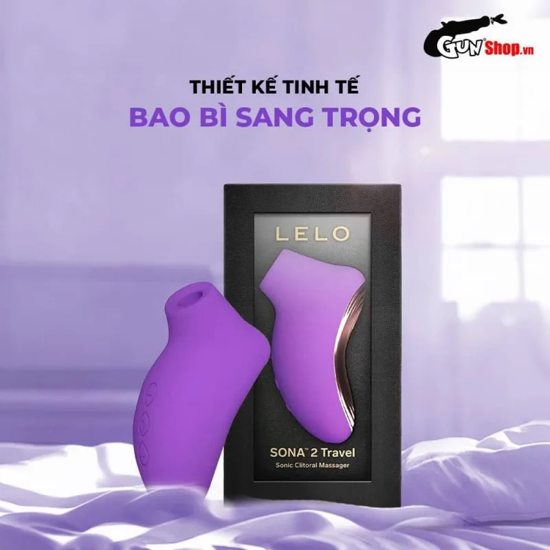 Máy massage âm đạo LELO Sona 2 Travel sóng âm siêu kích thích — ảnh 4