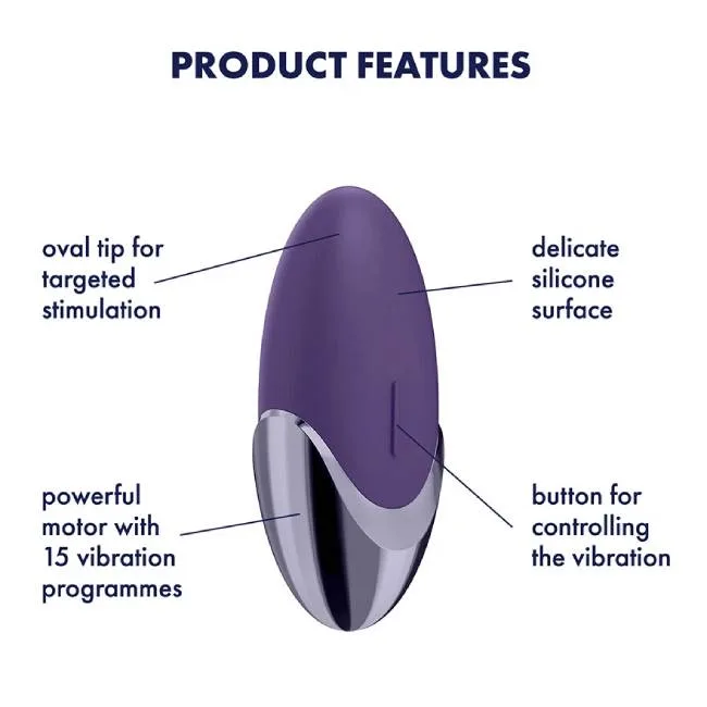Máy rung thủ dâm Satisfyer Purple Pleasure massage âm vật hột le — ảnh 2