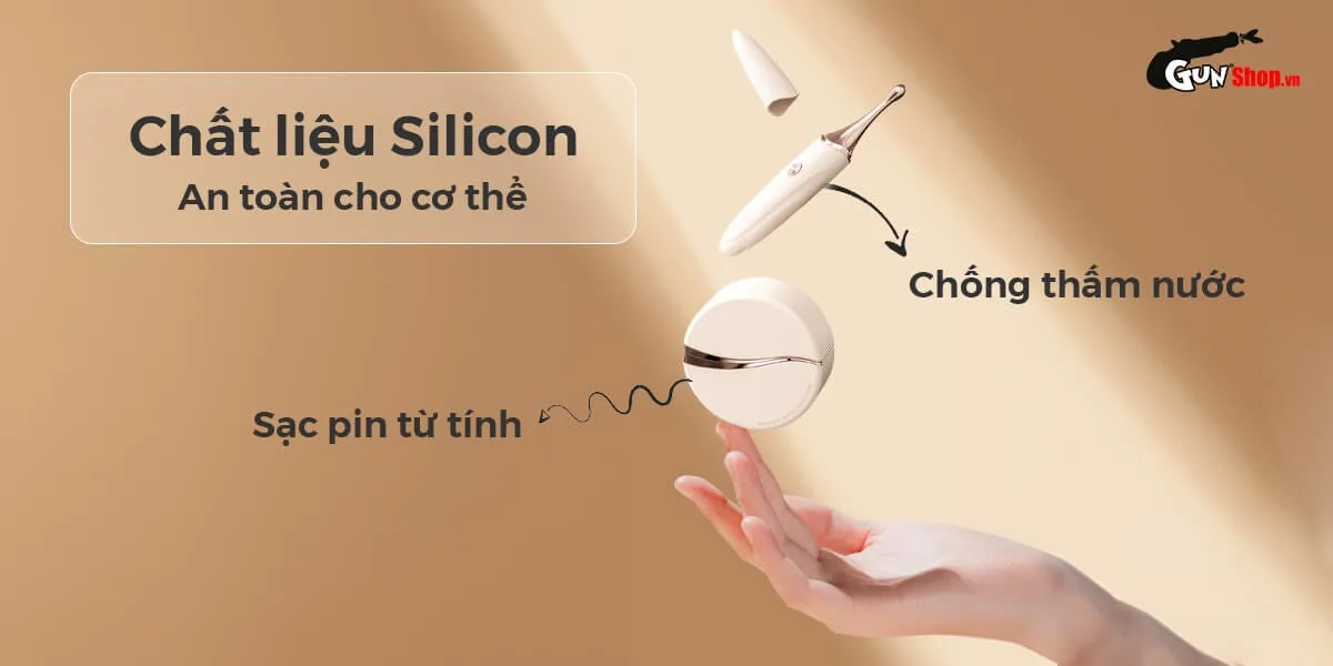 Máy massage Svakom Meet Fleur cao cấp 3 chế độ rung bú nhiệt — hình 5