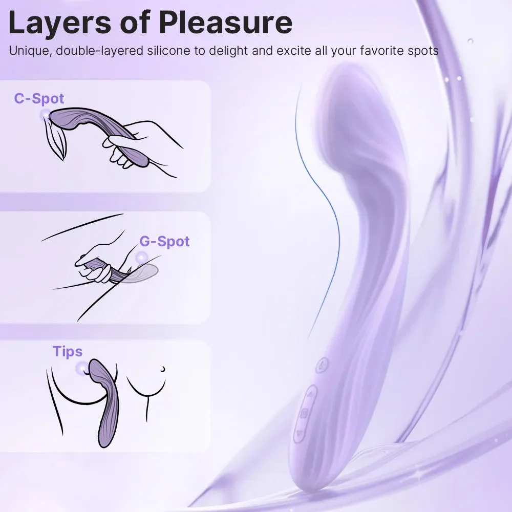 Máy massge điểm G hai động cơ Svakom Margot điều khiển qua app Máy massge điểm G hai động cơ Svakom Margot điều khiển qua — Thiết kế công thái học – Ôm sát cơ thể, chạm đúng điểm G