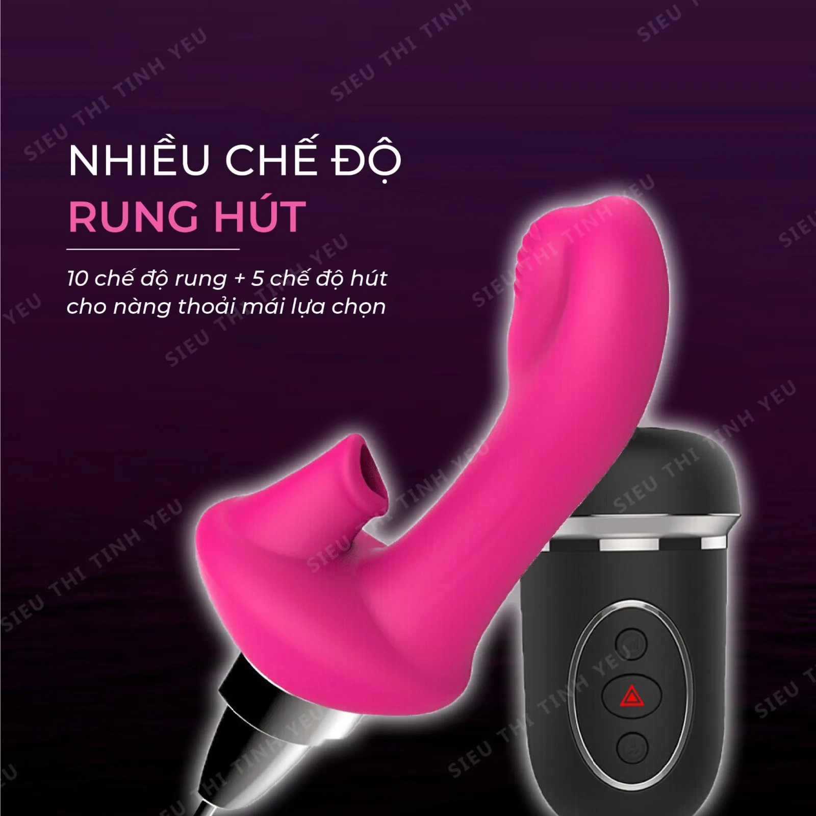 Máy massage điểm G LG-125B 10 chế độ rung hút cực mạnh — ảnh 3