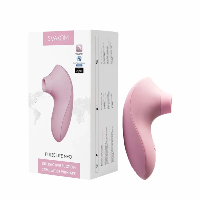 Máy massage điểm G Svakom Pulse Lite Neo bú mút sóng âm Bluetooth chất lượng cao