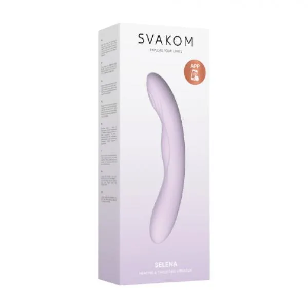 Máy massage điểm G Svakom Selena rung thụt điều khiển qua app điện thoại