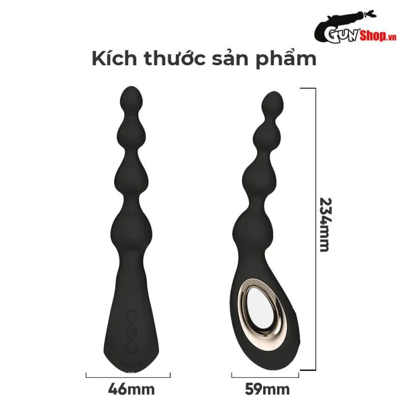 Máy massage hậu môn Lelo Soraya Beads cao cấp, an toàn, thư giãn — ảnh 2