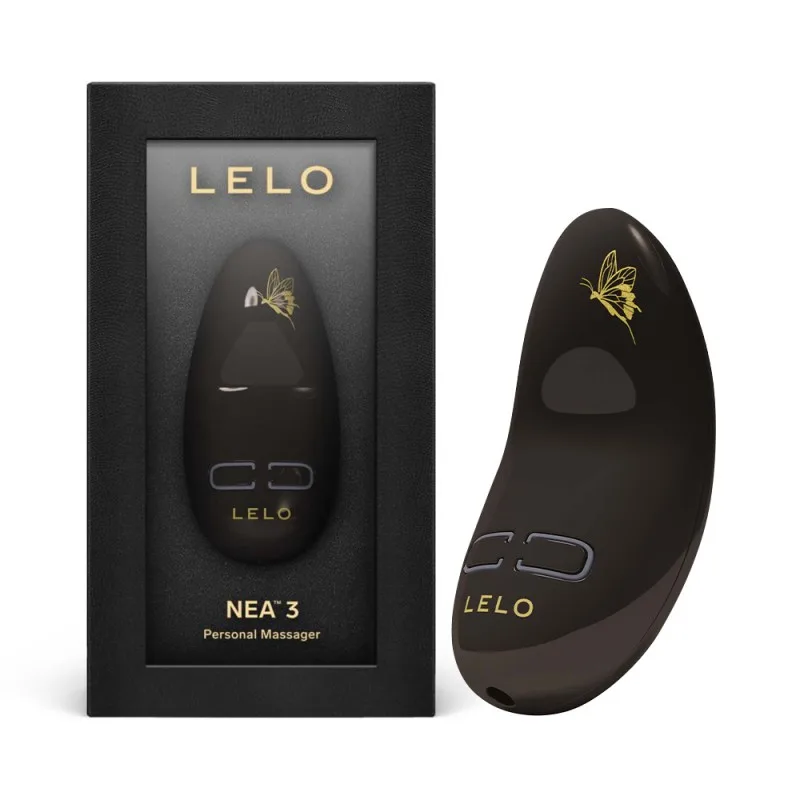Máy massage Lelo Nea 3 Black cao cấp thư giãn mọi lúc