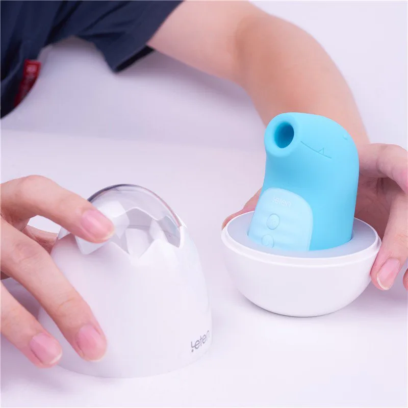 Máy massage Leten Sucking Massager rung bú hút tỏa nhiệt kích thích điểm G nữ — ảnh 4