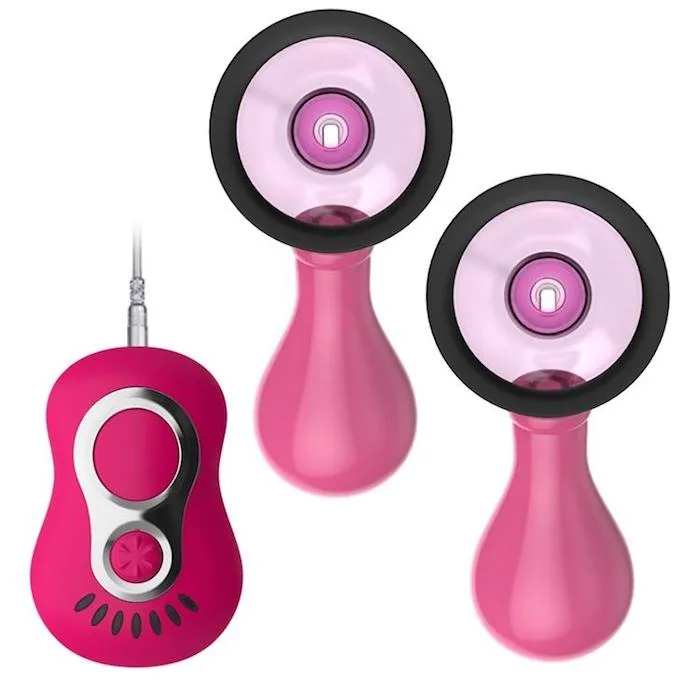 Máy Massage Kích Thích Núm Vú Baile Crazy Beauty 7 Chế Độ Rung Hút Nhũ Hoa Ngực — ảnh 2