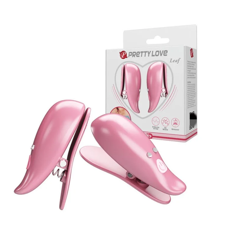Máy Massage Pretty Love Leaf Kẹp Núm Vú Hot Kích Thích Mạnh Mẽ