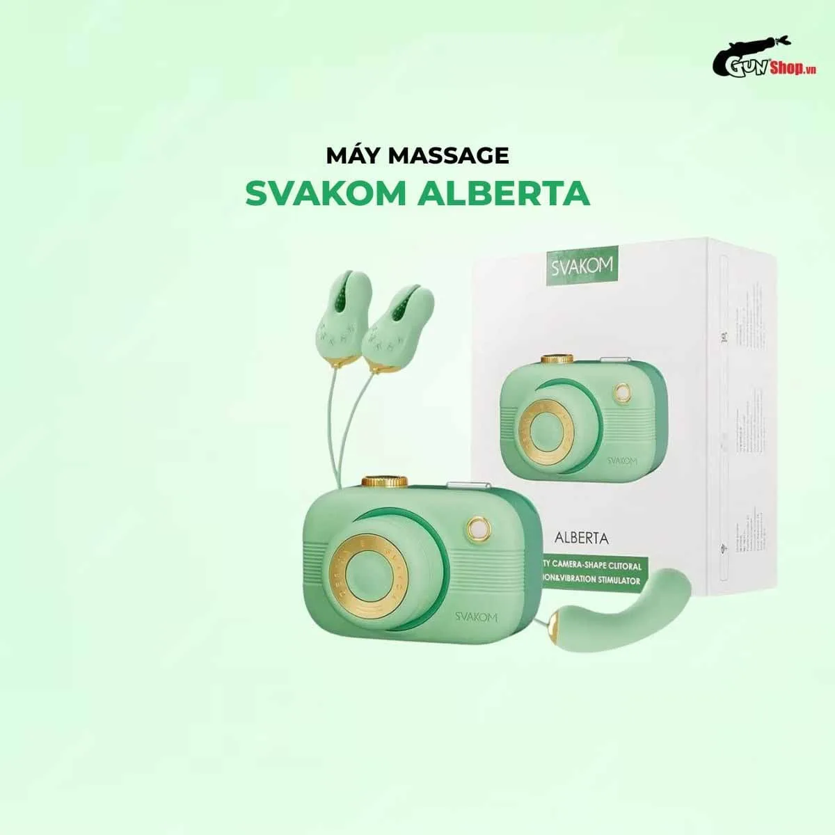 Máy massage Svakom Alberta hút điểm G kích thích cực đã — ảnh 4